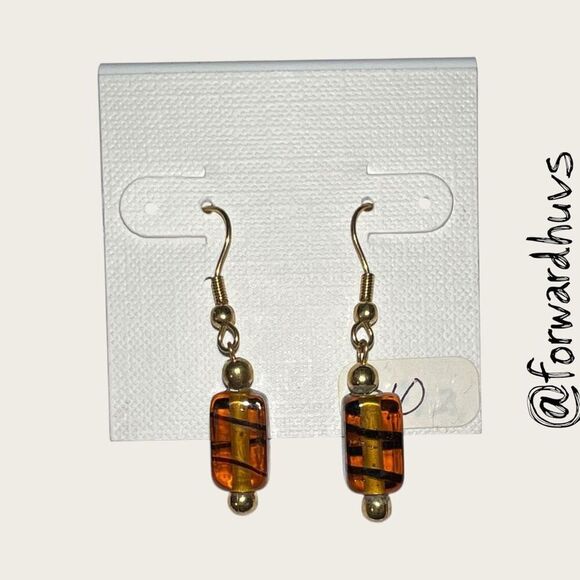 Bundle Sale 3 for $15 | Handcrafted Glass Earrings - Picture 1 of 9